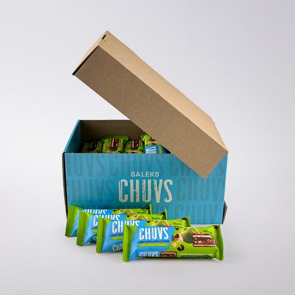 Цукерка "Chuvs" з яблучним пюре та арахісом, 30 г(упаковка 36 шт.)