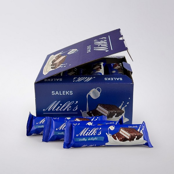 Вафли глазированные "Milk's", 32 г (упаковка 25 шт.)