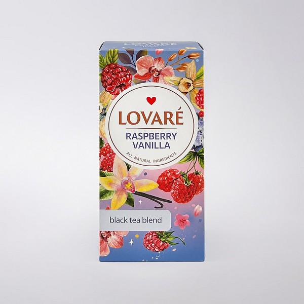Чай ТМ LOVARE "Raspberry vanilla" 24*2 г