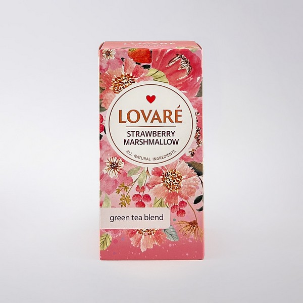 Чай ТМ LOVARE "Strawberry Marshmallow" 24*1,5г