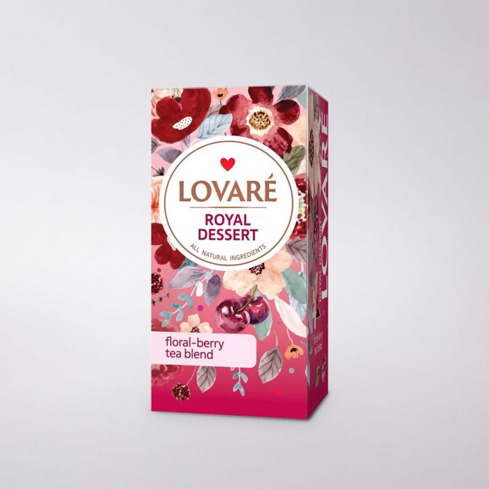 Чай ТМ LOVARE Королівський десерт 24*1,5 г